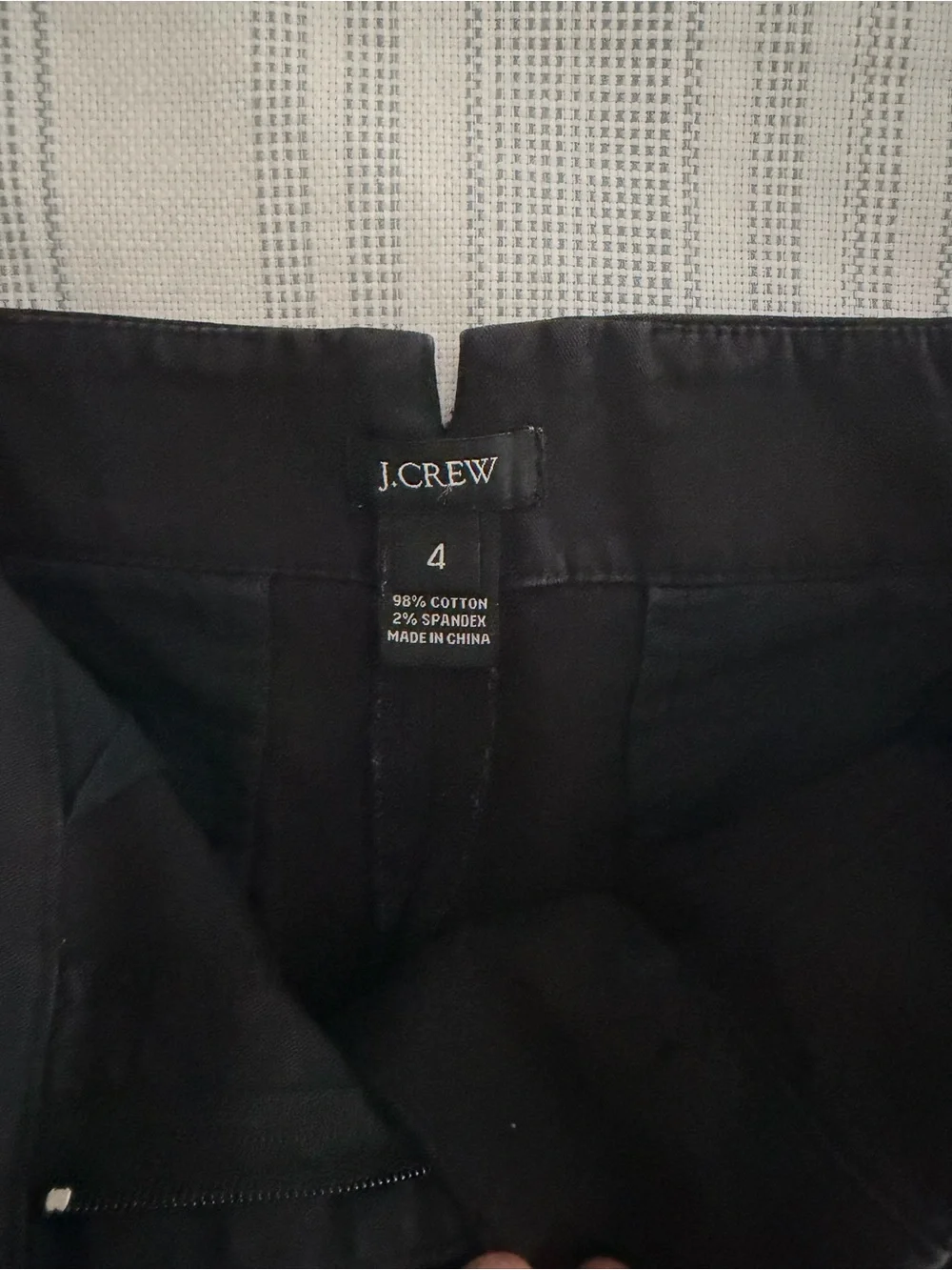 J. Crew Black High-Rise Tailored Women's Shorts